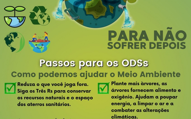 FUTURO NÃO É DESCARTÁVEL, VAMOS CUIDAR AGORA PARA NÃO SOFRER DEPOIS. 