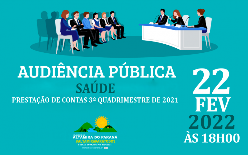 PRESTAÇÃO DE CONTAS DA SAÚDE 3º QUADRIMESTRE DE 2021